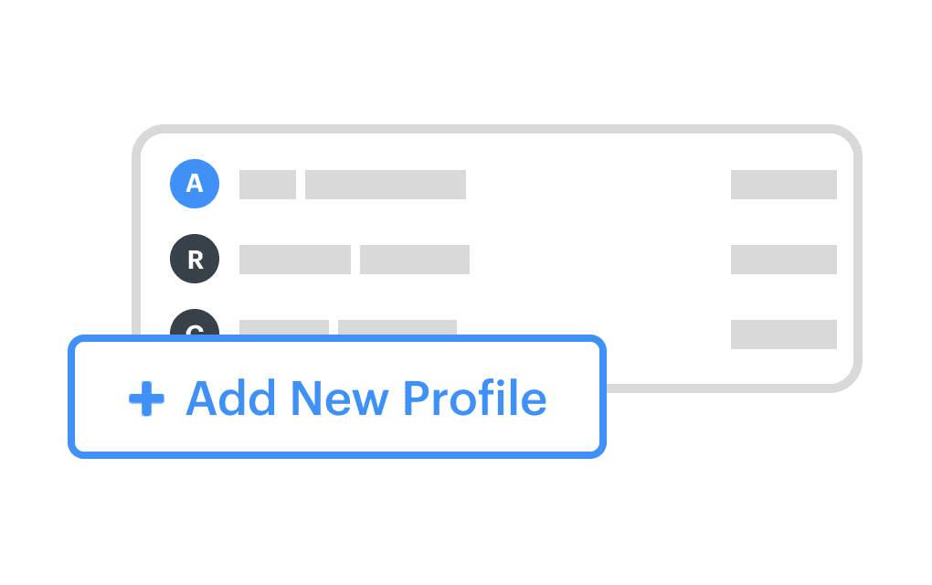family profiles graphic